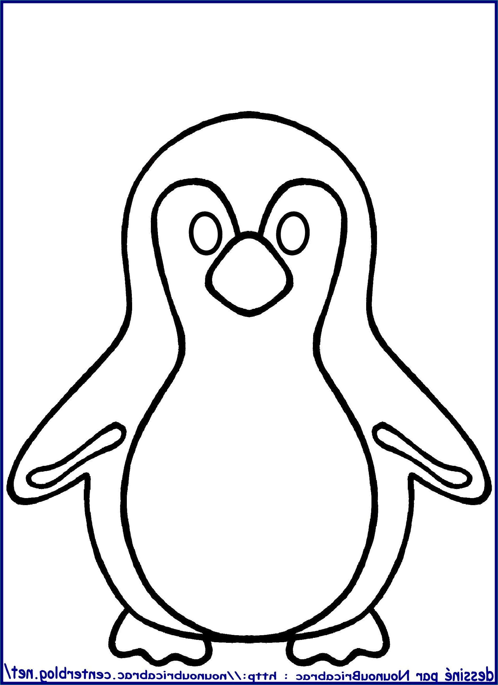 Pingouin 2 a colorier