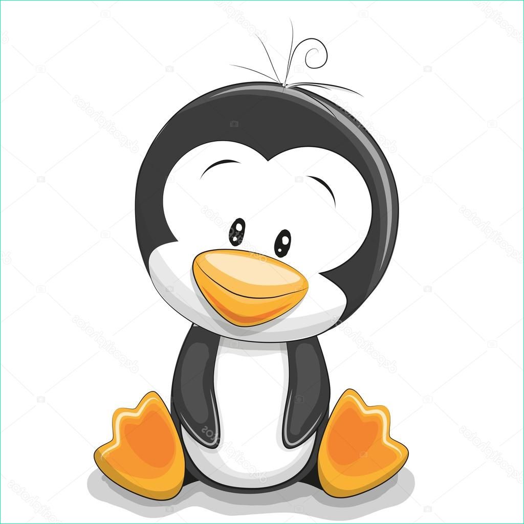 stock illustration cute cartoon penguin