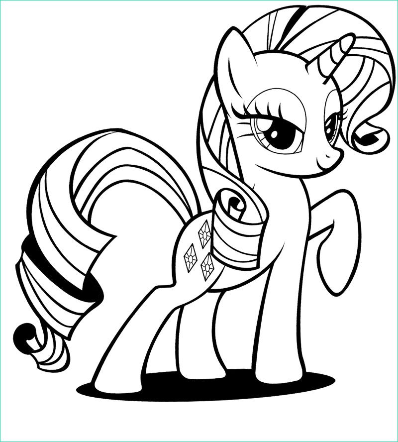 coloriage my little pony rarity