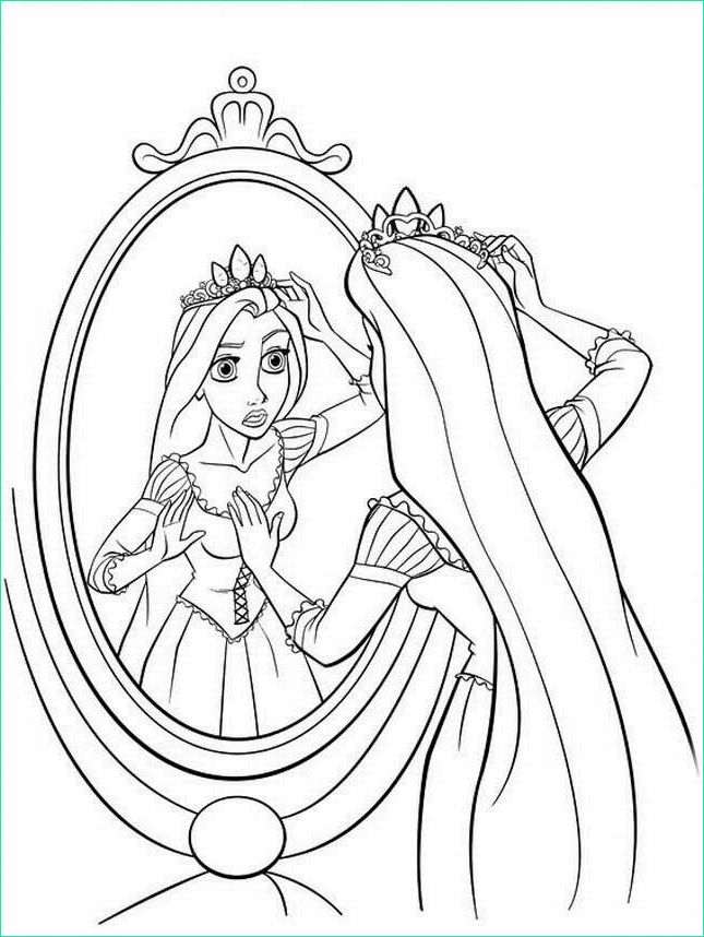 rapunzel tangled coloring pages