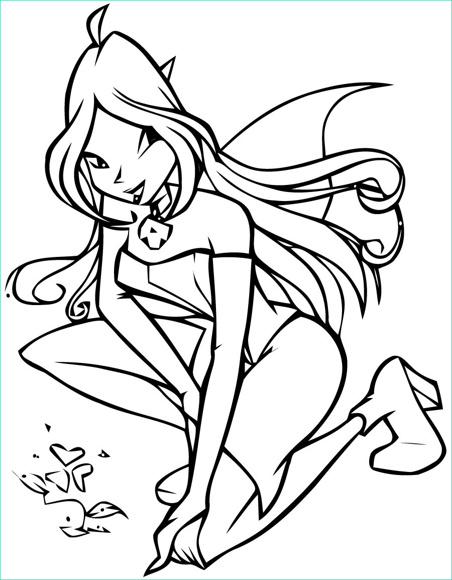 image=winx Coloring for kids winx 2