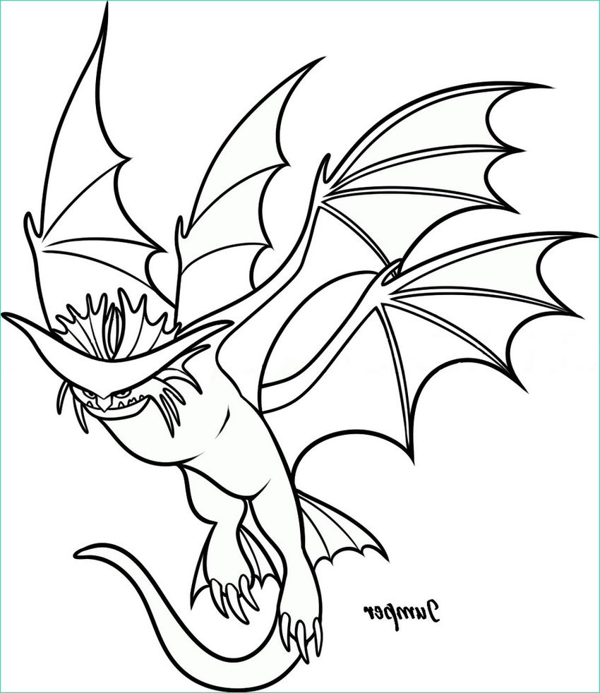 frais coloriage dragon 2 alpha