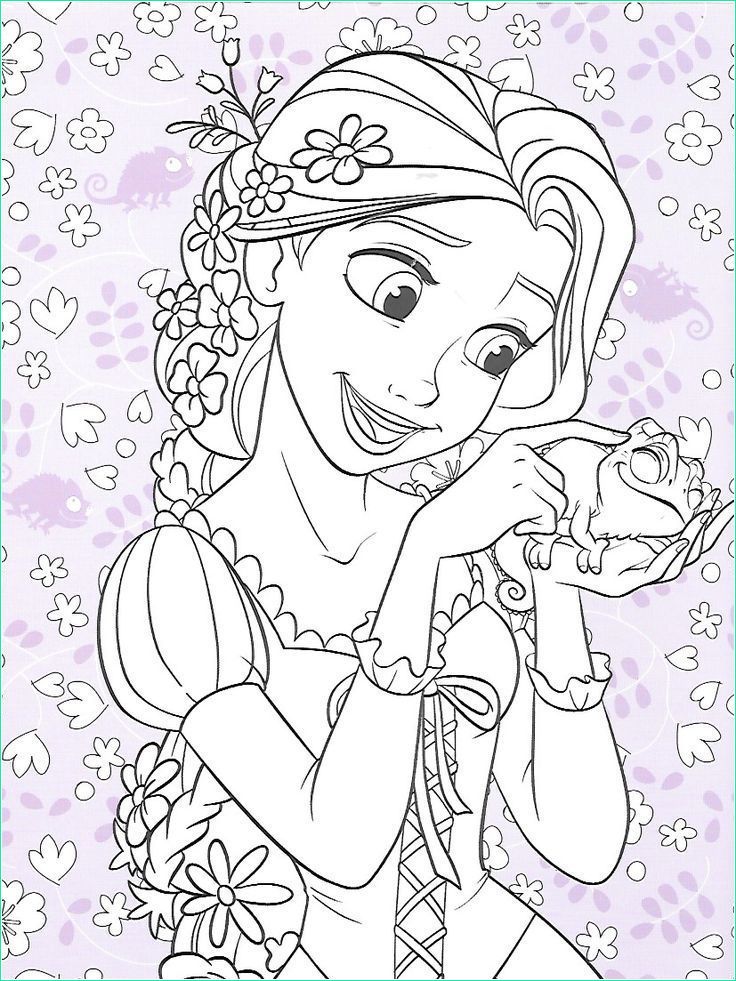 image a colorier princesse raiponce