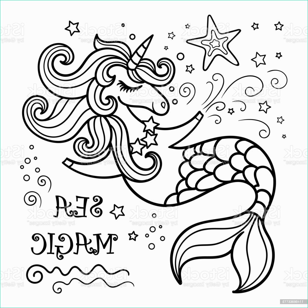 cute mermaid unicorn coloring book gm