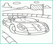voiture de course ferrari dessin coloriage dessin