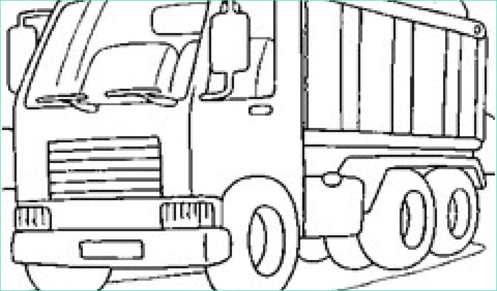 dessin camion benne coloriage coloriage camion benne