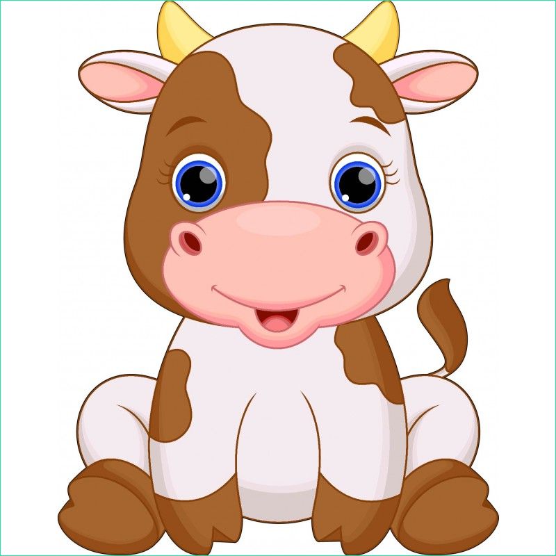 stickers muraux enfant animaux vache