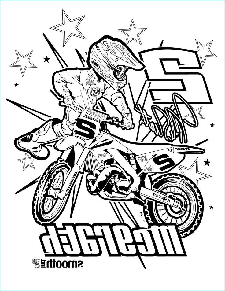 mighty motorcycle coloring pages