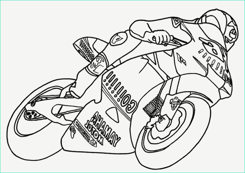 dessin de moto