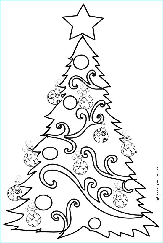 coloriage sapin format a4