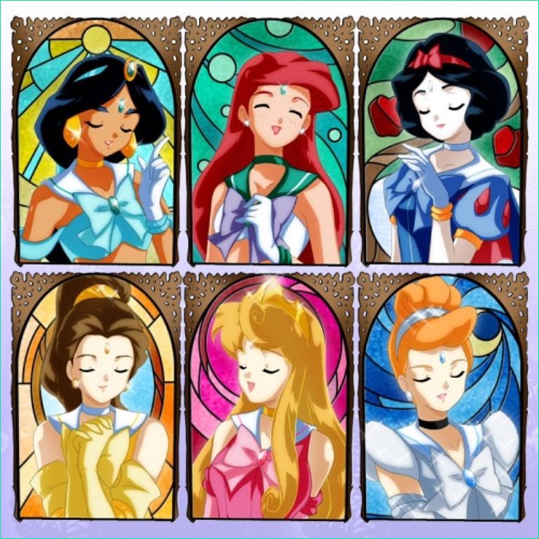 les princesses disney relookees facon manga photos s