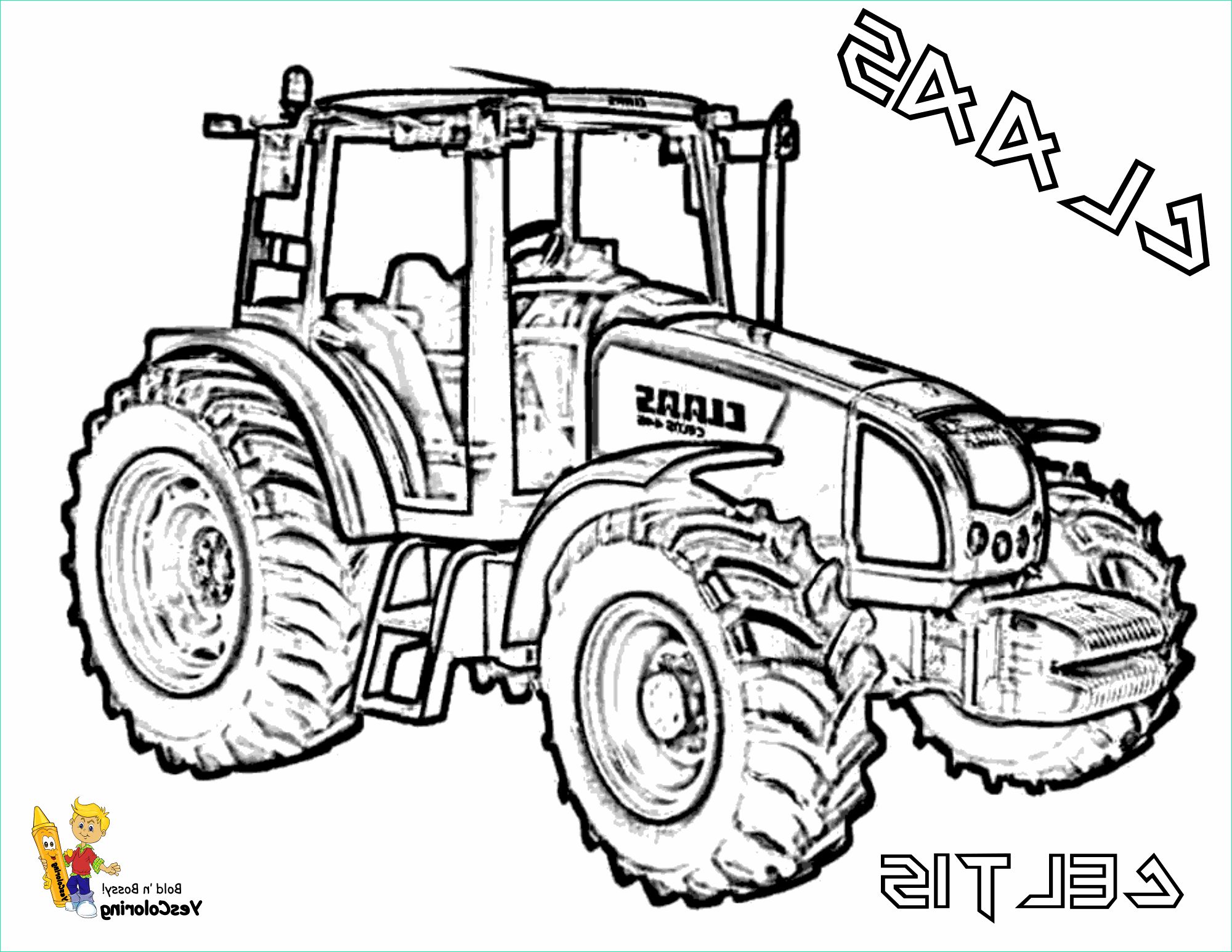 tractor coloring pictures