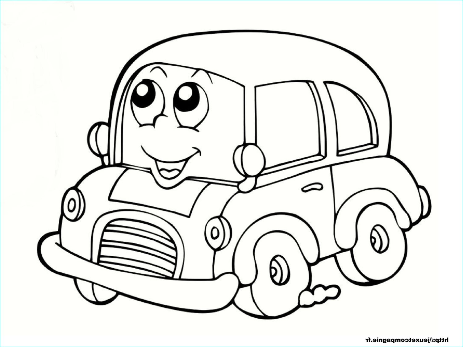 coloriages enfants voitures vehicules