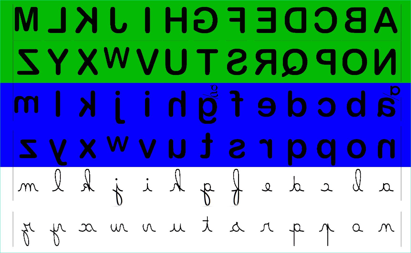 lettres de lalphabet a imprimer capitale script cursive