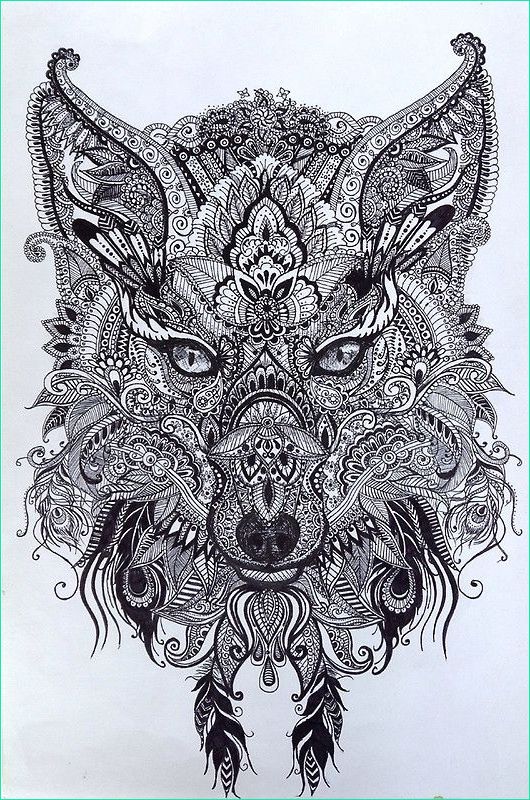mandala wolf