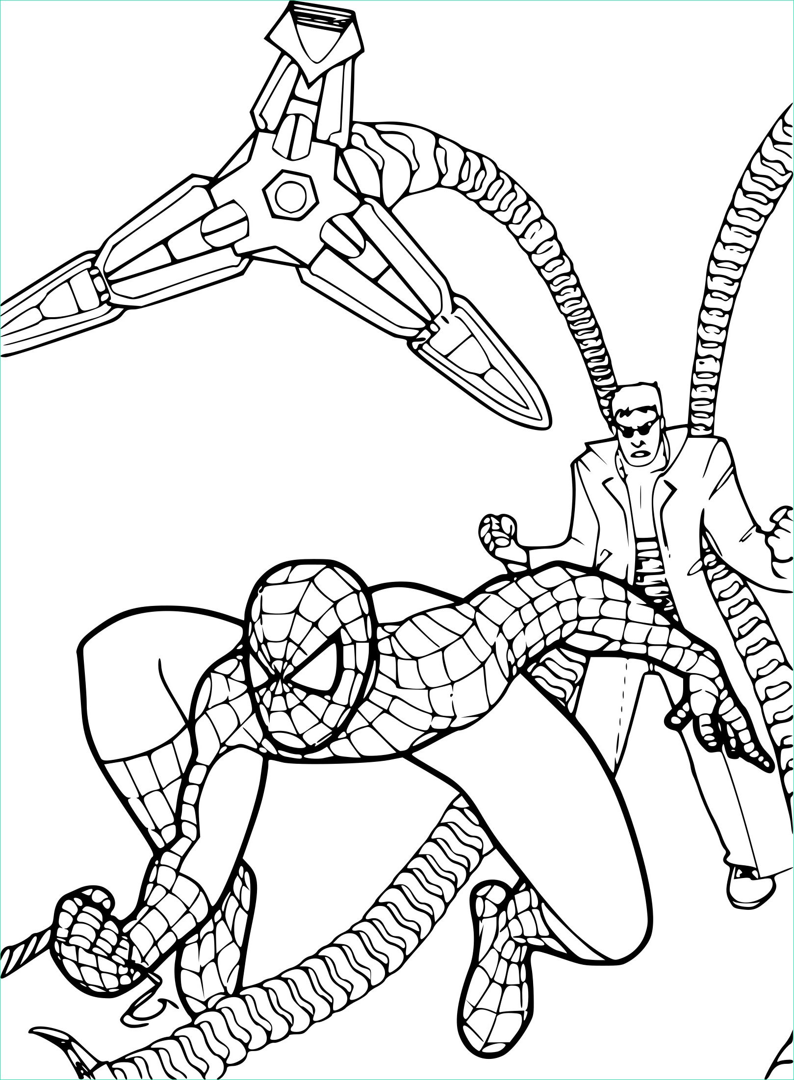 spiderman et docteur octopus