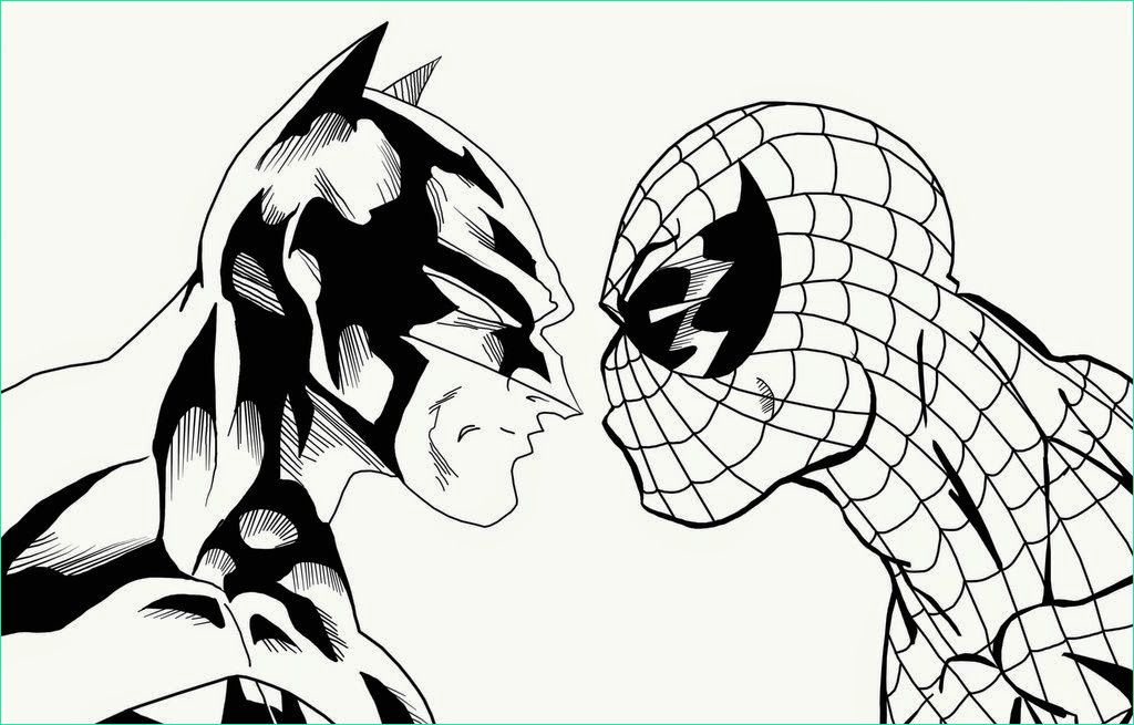 coloriage tv spiderman 3 et batman
