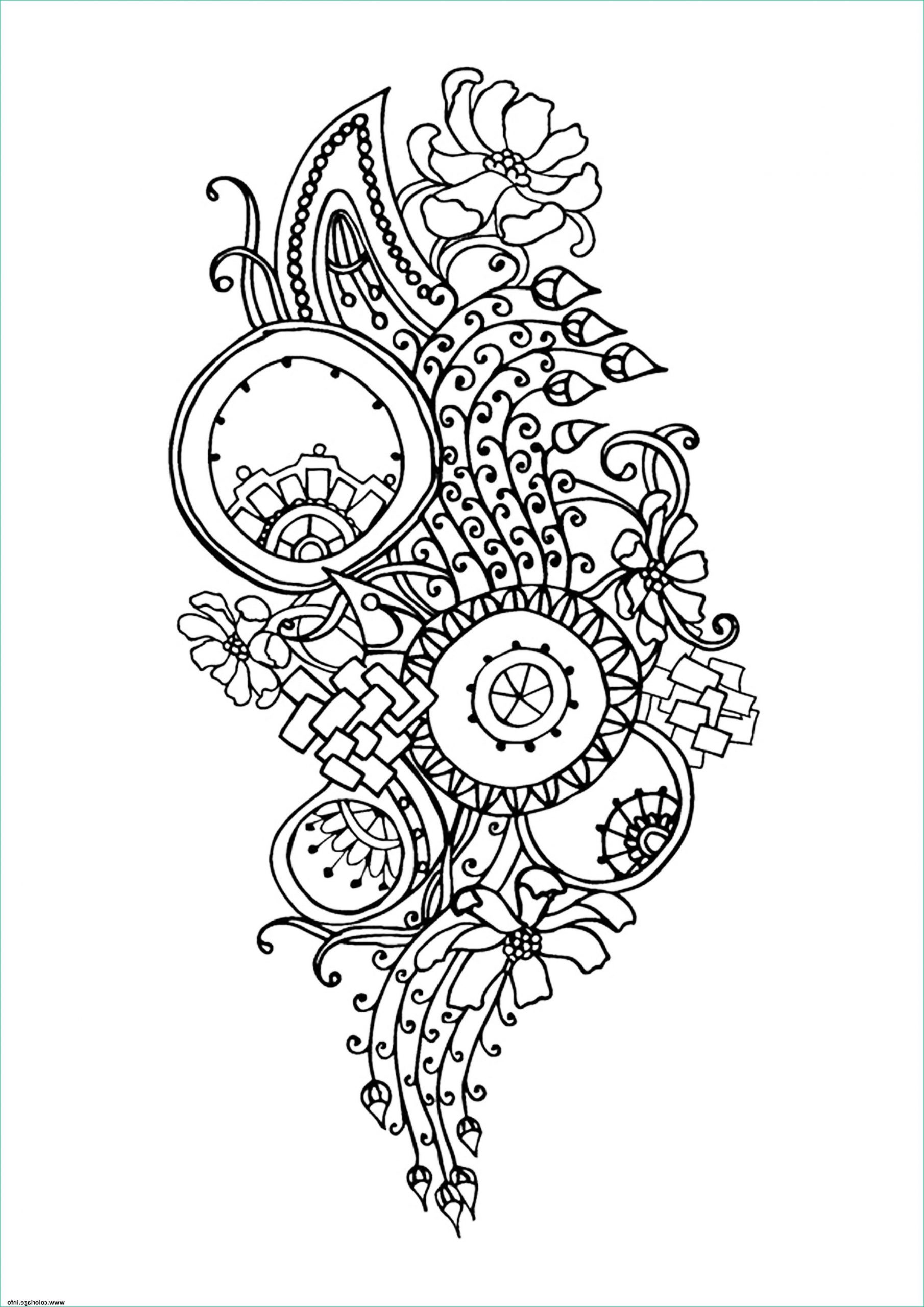 zen antistress motif abstrait inspiration florale 6 par juliasnegireva coloriage dessin